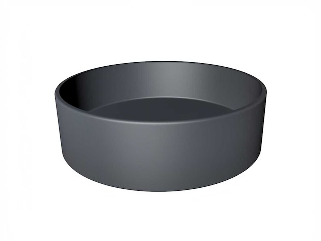 Xenz - al8405-05 - waskom antraciet mat 40 cm - afbeelding 1 van  5