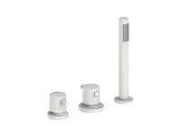 Xenz - cn5310-03 - 3 gats badrandcombinatie thermostatisch wit mat (v2) - afbeelding 1 van  8