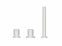Xenz - cn5310-03 - 3 gats badrandcombinatie thermostatisch wit mat (v2) - afbeelding 2 van  8