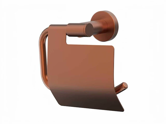 Xenz - du5017-91 - toiletrolhouder met klep oud koper - afbeelding 1 van  2
