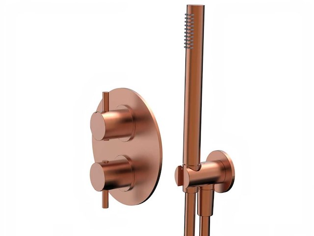 Xenz - du5425-91 - douche inbouwset oud koper incl. tec-box - afbeelding 5 van  11