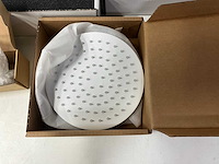 Xenz - du5426-03 - douche inbouwset met staaf- en regendouche wit mat. incl. tecbox - afbeelding 2 van  5