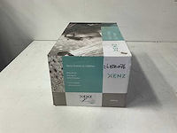 Xenz - du5426-03 - douche inbouwset met staaf- en regendouche wit mat. incl. tecbox - afbeelding 9 van  9