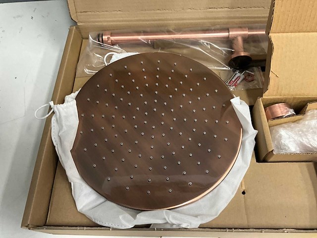 Xenz - es5876-91 - douche opbouwset (telescopisch) oud koper - afbeelding 5 van  8
