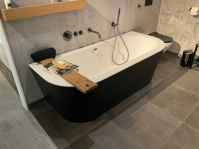 Xenz - half vrijstaand bad 180 x 80 cm - afbeelding 2 van  5