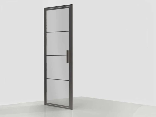 Xenz - lp501-115-71 - draaideur 90 (omkeerbaar) grijs glas - afbeelding 1 van  5