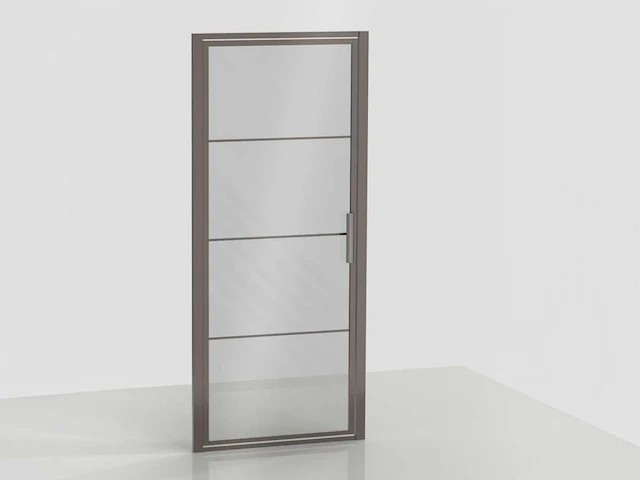 Xenz - lp501-115-71 - draaideur 90 (omkeerbaar) grijs glas - afbeelding 2 van  5