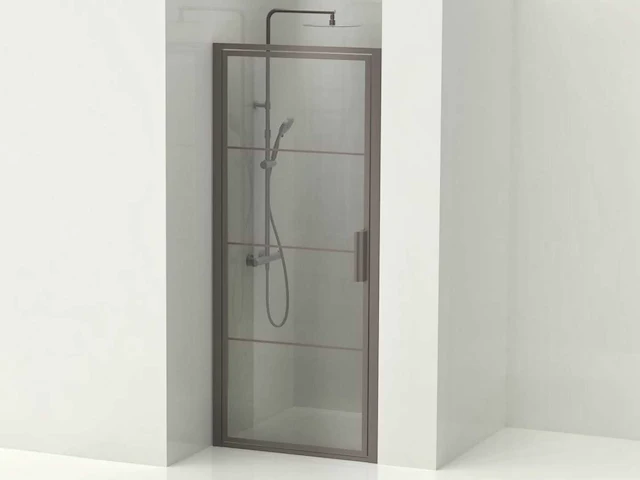 Xenz - lp501-115-71 - draaideur 90 (omkeerbaar) grijs glas - afbeelding 3 van  5