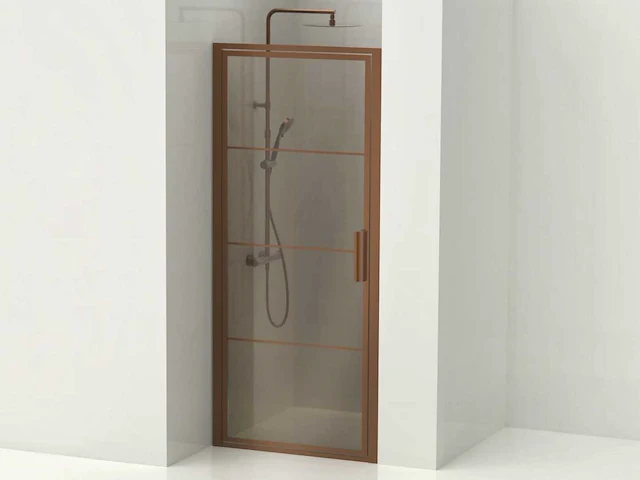 Xenz - lp501-120-61 - draaideur 90 (omkeerbaar) brons glas - afbeelding 3 van  5