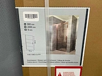 Xenz - lp501-120-61 - draaideur 90 (omkeerbaar) brons glas - afbeelding 4 van  5