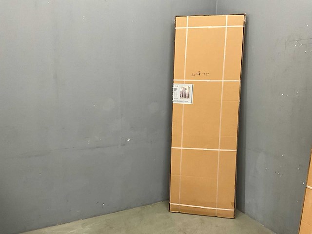Xenz - lp502-115-71 - deur aan zijdeel 120 (omkeerbaar) grijs glas - afbeelding 4 van  5