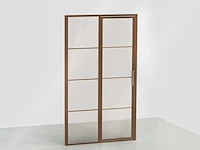 Xenz - lp502-120-61 - deur aan zijdeel 120 (omkeerbaar) brons glas - afbeelding 1 van  6