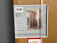 Xenz - lp502-120-61 - deur aan zijdeel 120 (omkeerbaar) brons glas - afbeelding 4 van  6
