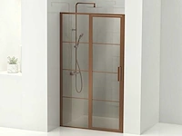 Xenz - lp502-120-61 - deur aan zijdeel 120 (omkeerbaar) brons glas - afbeelding 3 van  6