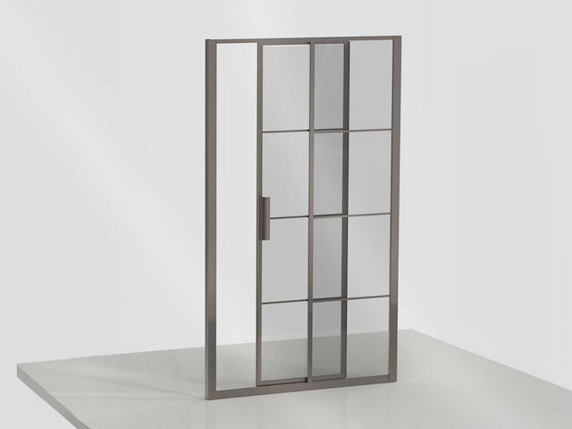 Xenz - lp503-115-71 - schuifdeur soft close 120 rechts grijs glas - afbeelding 2 van  2