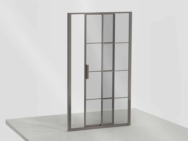 Xenz - lp503-115-71 - schuifdeur soft close 120 rechts grijs glas - afbeelding 3 van  5
