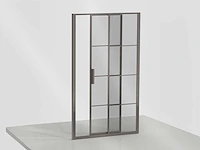 Xenz - lp503-115-71 - schuifdeur soft close 120 rechts grijs glas - afbeelding 3 van  4