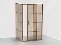Xenz - lp503-120-61 - schuifdeur soft close 120 rechts brons glas - afbeelding 3 van  6