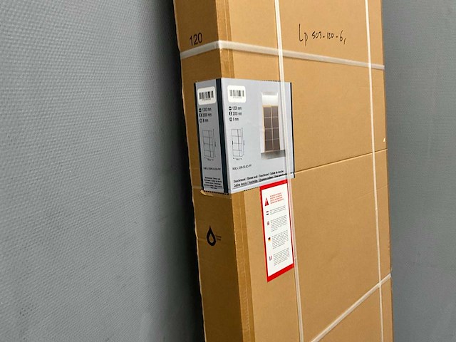 Xenz - lp503-120-61 - schuifdeur soft close 120 rechts brons glas - afbeelding 6 van  6