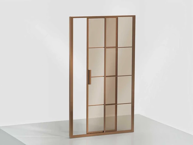 Xenz - lp503-120-61 - schuifdeur soft close 120 rechts brons glas - afbeelding 2 van  6