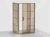 Xenz - lp503-120-61 - schuifdeur soft close 120 rechts brons glas - afbeelding 3 van  6
