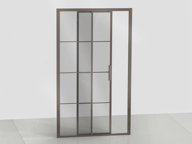 Xenz - lp504-115-71 - schuifdeur soft close 120 links grijs glas - afbeelding 1 van  5