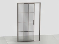 Xenz - lp504-115-71 - schuifdeur soft close 120 links grijs glas - afbeelding 2 van  5