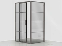 Xenz - lp504-115-71 - schuifdeur soft close 120 links grijs glas - afbeelding 3 van  5