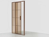 Xenz - lp504-120-61 - schuifdeur soft close 120 links brons glas brons - afbeelding 1 van  5