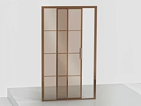 Xenz - lp504-120-61 - schuifdeur soft close 120 links brons glas brons - afbeelding 5 van  5