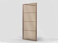Xenz - lp603-120-61 - zijwand vrijstaand of icm deur in hoek brons glas - afbeelding 2 van  5