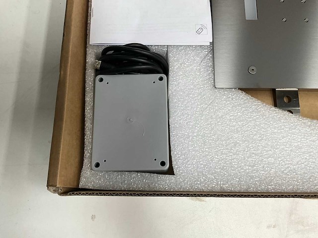 Xenz - pu5950-71p - regendouche inbouw vierkant met led pvd grafiet - afbeelding 3 van  7