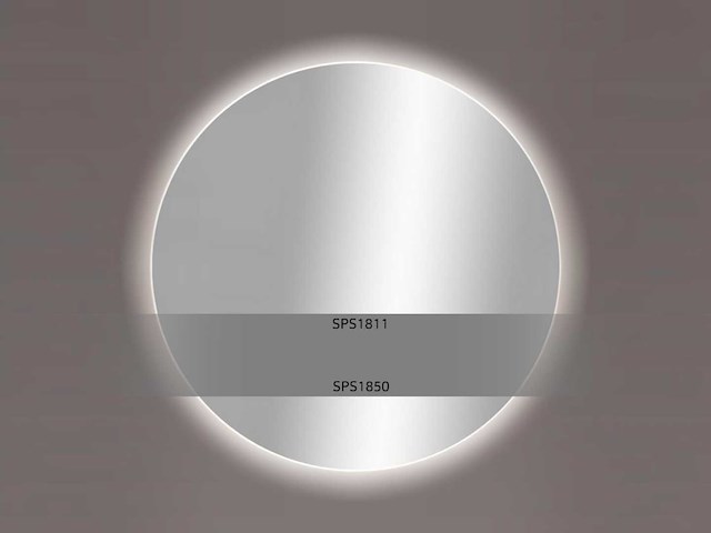 Xenz - sps1811 - toog gevormde spiegel met rondom indirecte verlichting - afbeelding 1 van  10