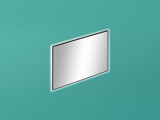 Xenz - sps7100 - rechthoekige spiegel met rondom indirecte verlichting - afbeelding 1 van  6