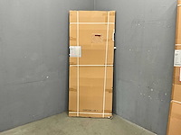 Xenz - vm-502-29 - douchedeur met afdichtprofiel. beslag en handgreep zwart mat - afbeelding 2 van  4