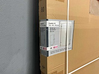 Xenz - vm-502-29 - douchedeur met afdichtprofiel. beslag en handgreep zwart mat - afbeelding 4 van  4