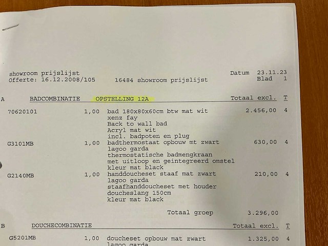 Xenz fay 180x80x60cm douchebad - afbeelding 6 van  6