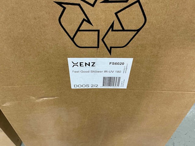 Xenz feel good shower fs6020-zw-4 ir-uv-180 wellness shower - afbeelding 5 van  6