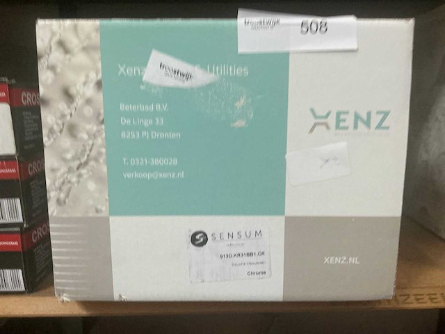 Xenz sensum 913d.kr31bb1.cr chrome, douche inbouwset - afbeelding 1 van  3