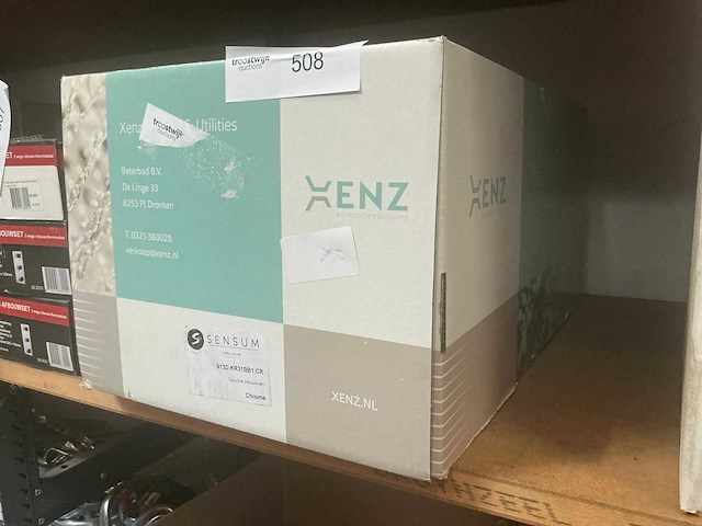Xenz sensum 913d.kr31bb1.cr chrome, douche inbouwset - afbeelding 3 van  3