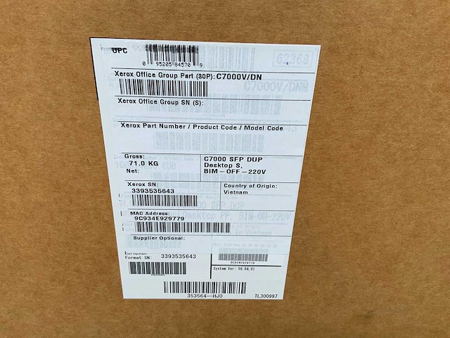 Xerox - (c700) versalink a3 color laser printer - afbeelding 5 van  6