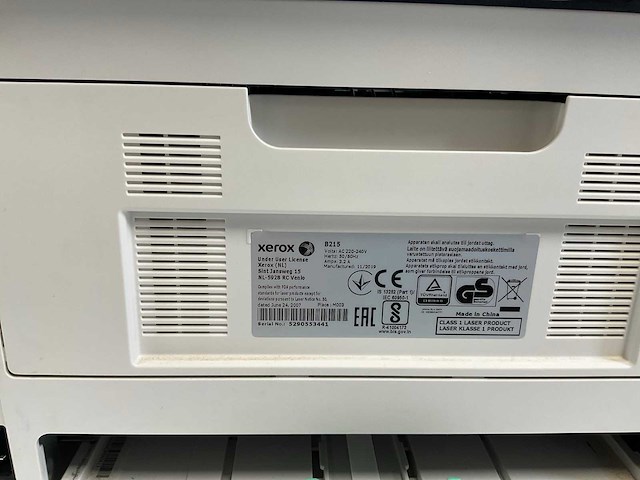 Xerox (b215) laserjet pro all-in-one multifuncion printer - afbeelding 6 van  6