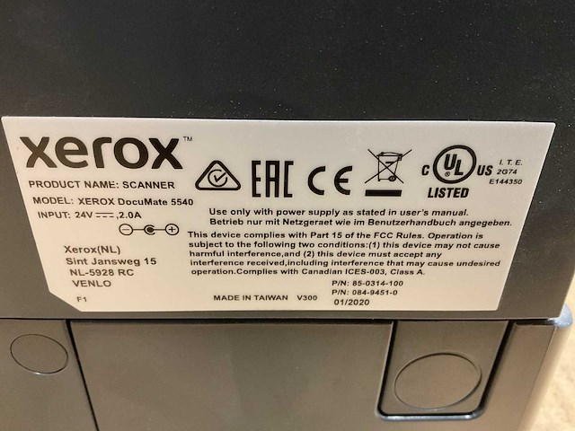 Xerox documate 5540 scanner - afbeelding 6 van  6
