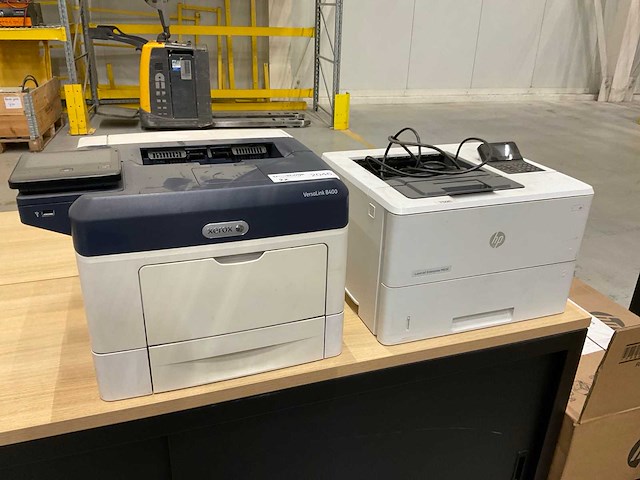 Xerox, hp b400, m506 versalink, laserjet laserprinter (2x) - afbeelding 1 van  6