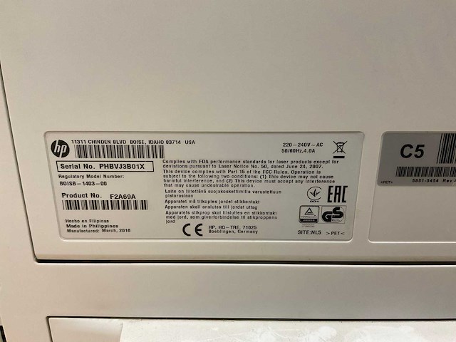Xerox, hp b400, m506 versalink, laserjet laserprinter (2x) - afbeelding 6 van  6