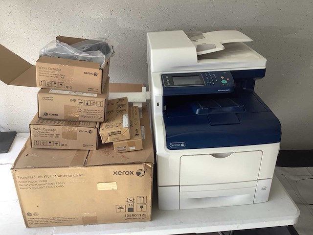 Xerox workcentre 6605 inclusief accessoires laserprinter - afbeelding 1 van  4