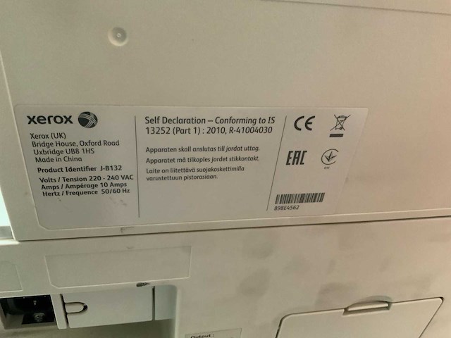 Xerox workcentre 7830 laserprinter - afbeelding 9 van  9