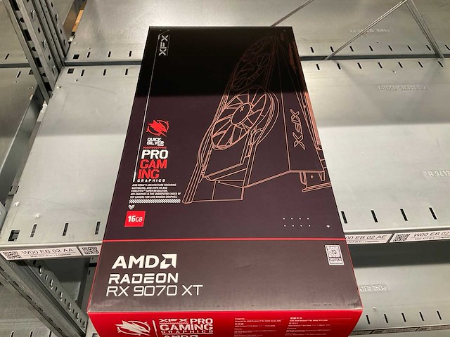 Xfx amd radeon rx 9070 xt videokaart - afbeelding 1 van  5
