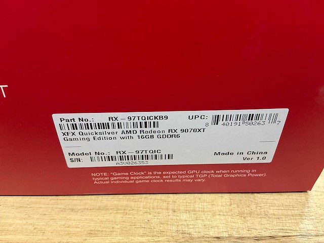 Xfx amd radeon rx 9070 xt videokaart - afbeelding 5 van  5
