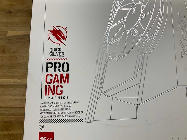 Xfx quicksilver amd radeon rx 9070 xt videokaart - afbeelding 2 van  7